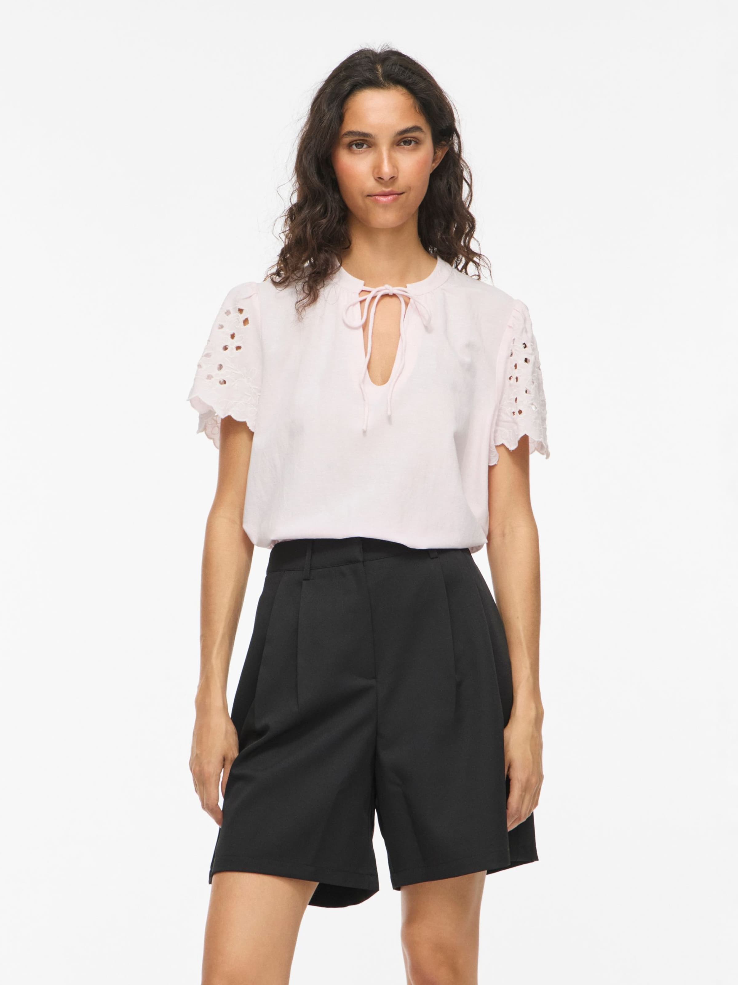 VILA - Top en rosa: frente