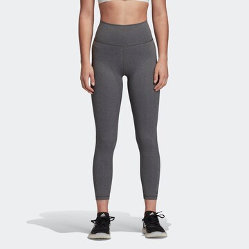 ADIDAS SPORTSWEAR Skinny Sportovní kalhoty – šedá