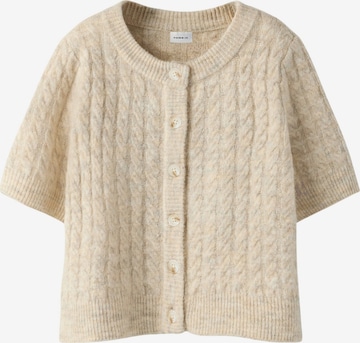 NAME IT - Cárdigan en beige: frente