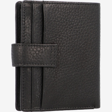 Esquire Oslo Kreditkartenetui RFID Leder 8,5 cm in Schwarz