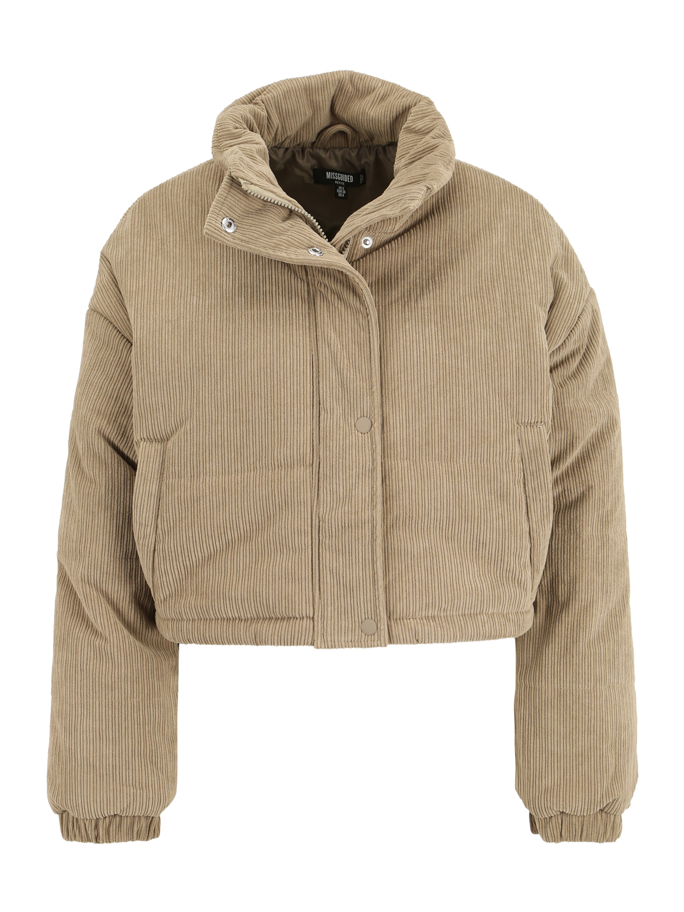 Frauen Jacken Missguided Petite Jacke in Khaki - RH81844 Frauen Jacken Missguided Petite Jacke in Khaki - RH81844