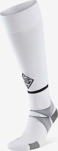 PUMA Athletic Socks in White: front