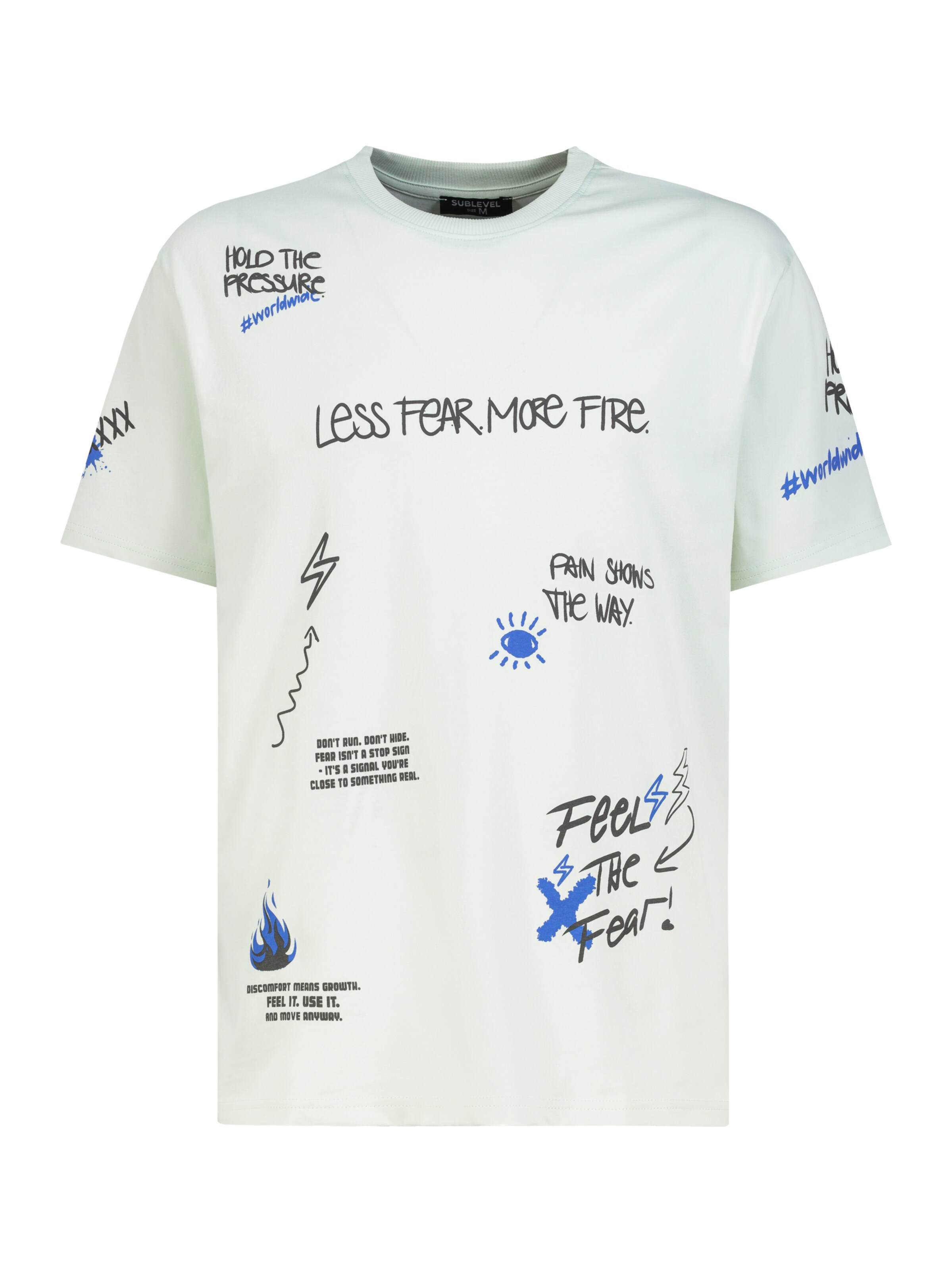 Sublevel T-Shirt in Grün: Vorderseite