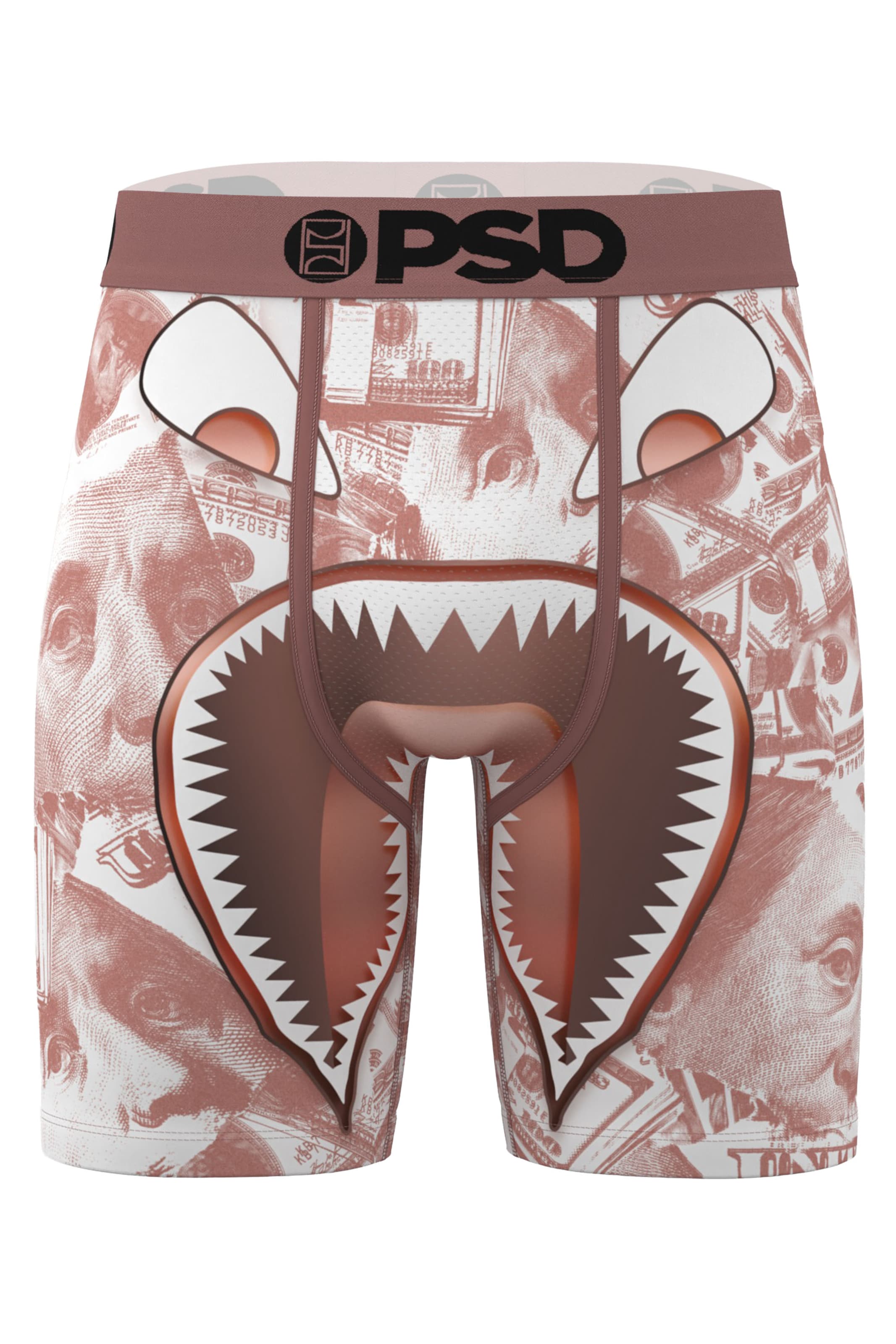 PSD Boxershorts 'Minted' in Braun: Vorderseite