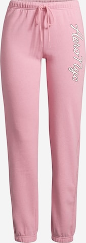 AÉROPOSTALE Tapered Broek in Roze: voorkant