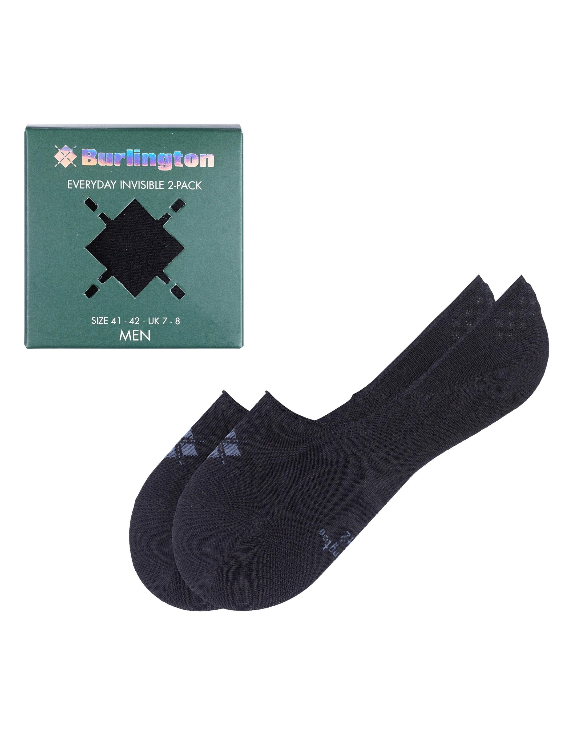BURLINGTON Füßlinge 'Everyday 2-Pack Box'‌ in 39-40 in schwarz, Produktansicht