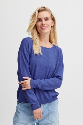 PULZ Jeans Sweater in Blue: front