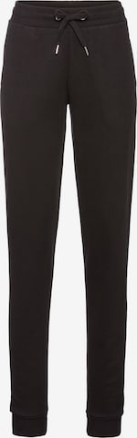 VIVANCE Tapered Pants in Black: front