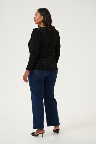 KAFFE CURVE Blouse 'KC Cacanna' in Black