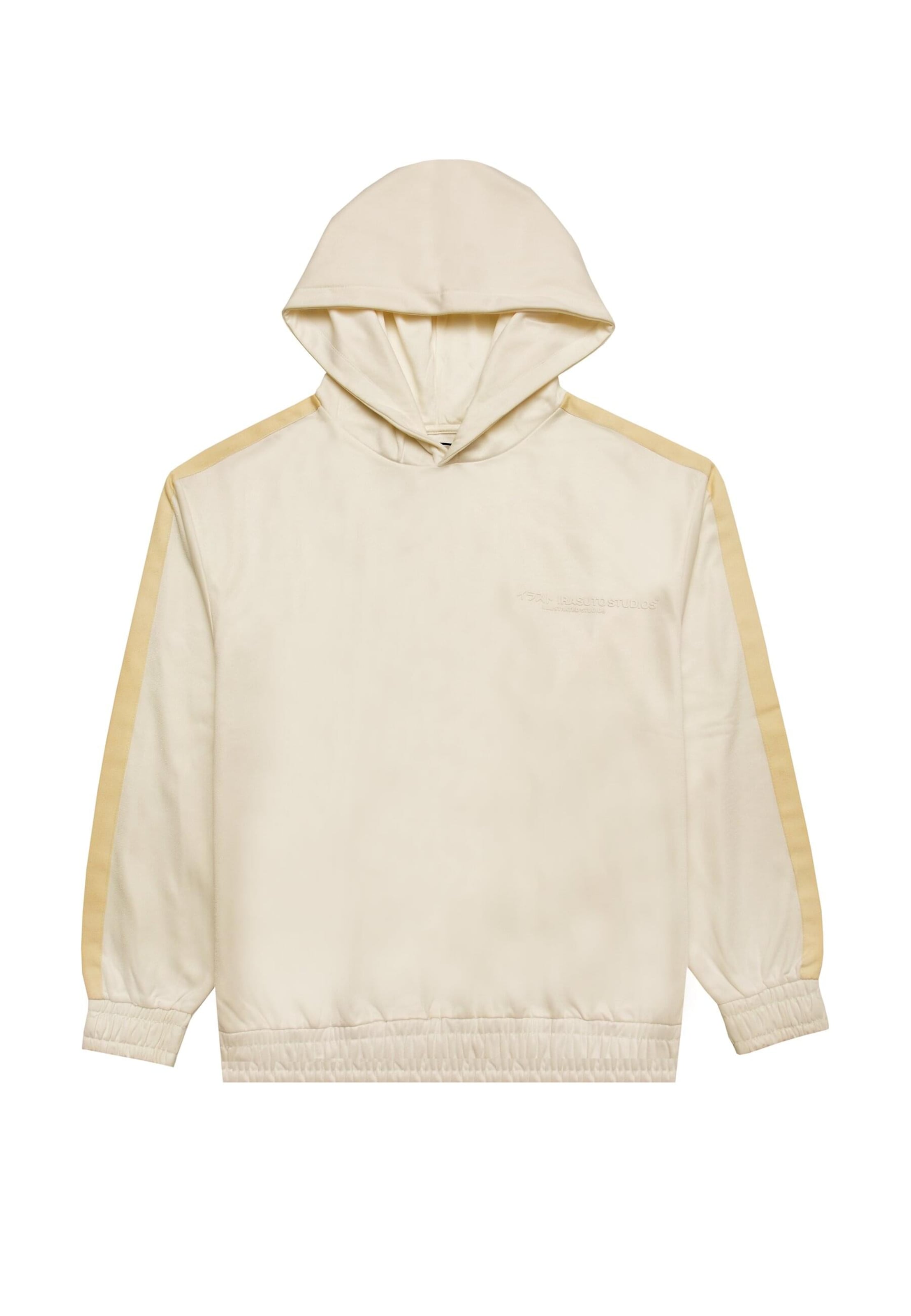 Felpa 'Tricote' di Irasuto Studios in bianco: frontale