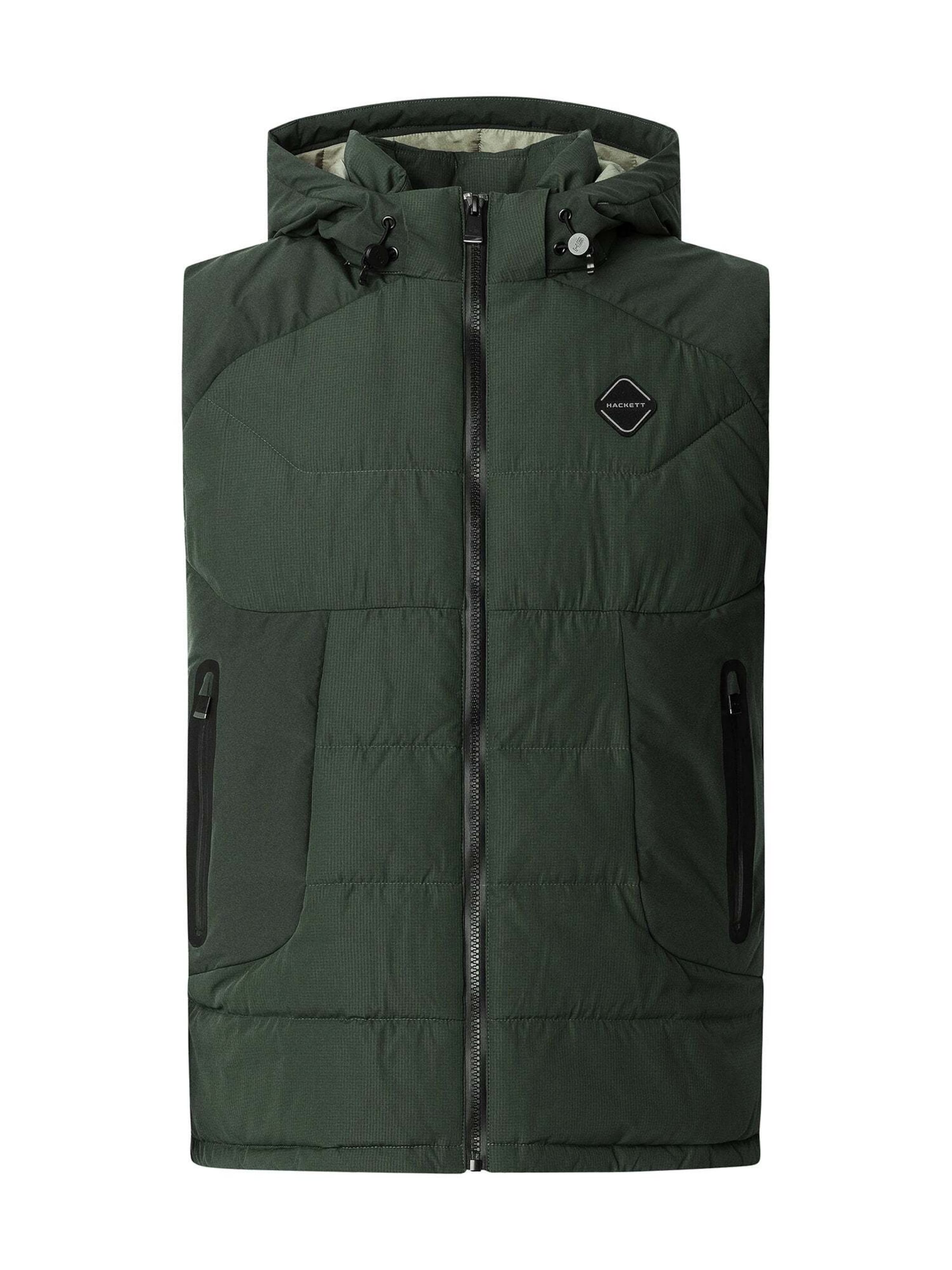 Hackett London Bodywarmer in Groen: voorkant