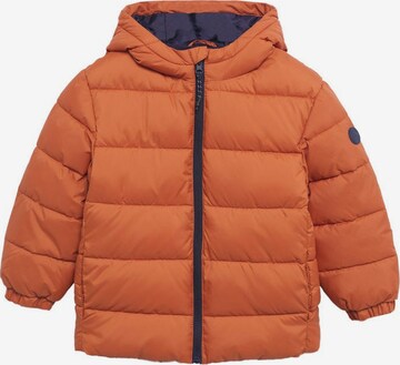 Veste d’hiver 'America' MANGO KIDS en orange : devant