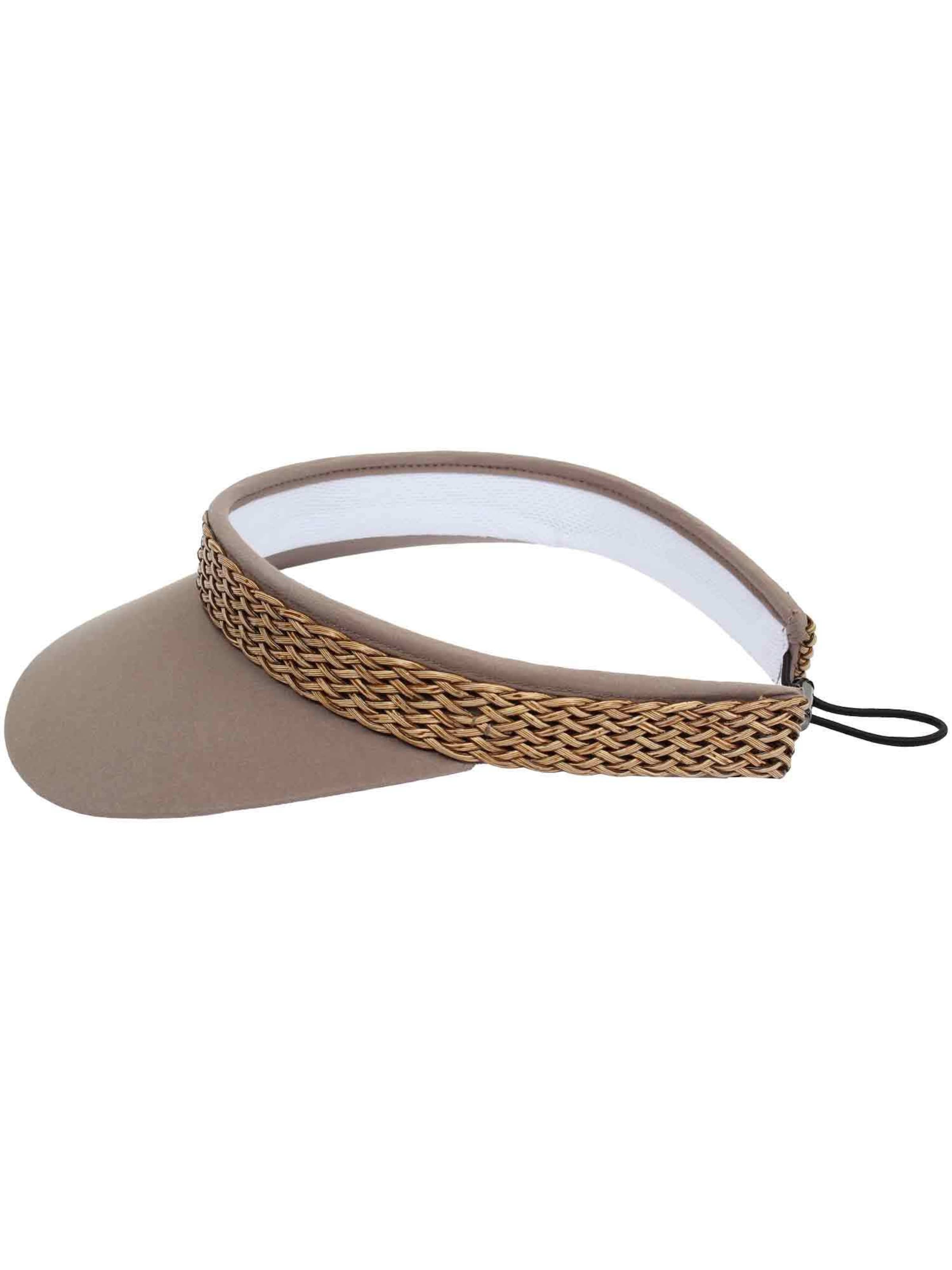 LOEVENICH Cap in Beige: front