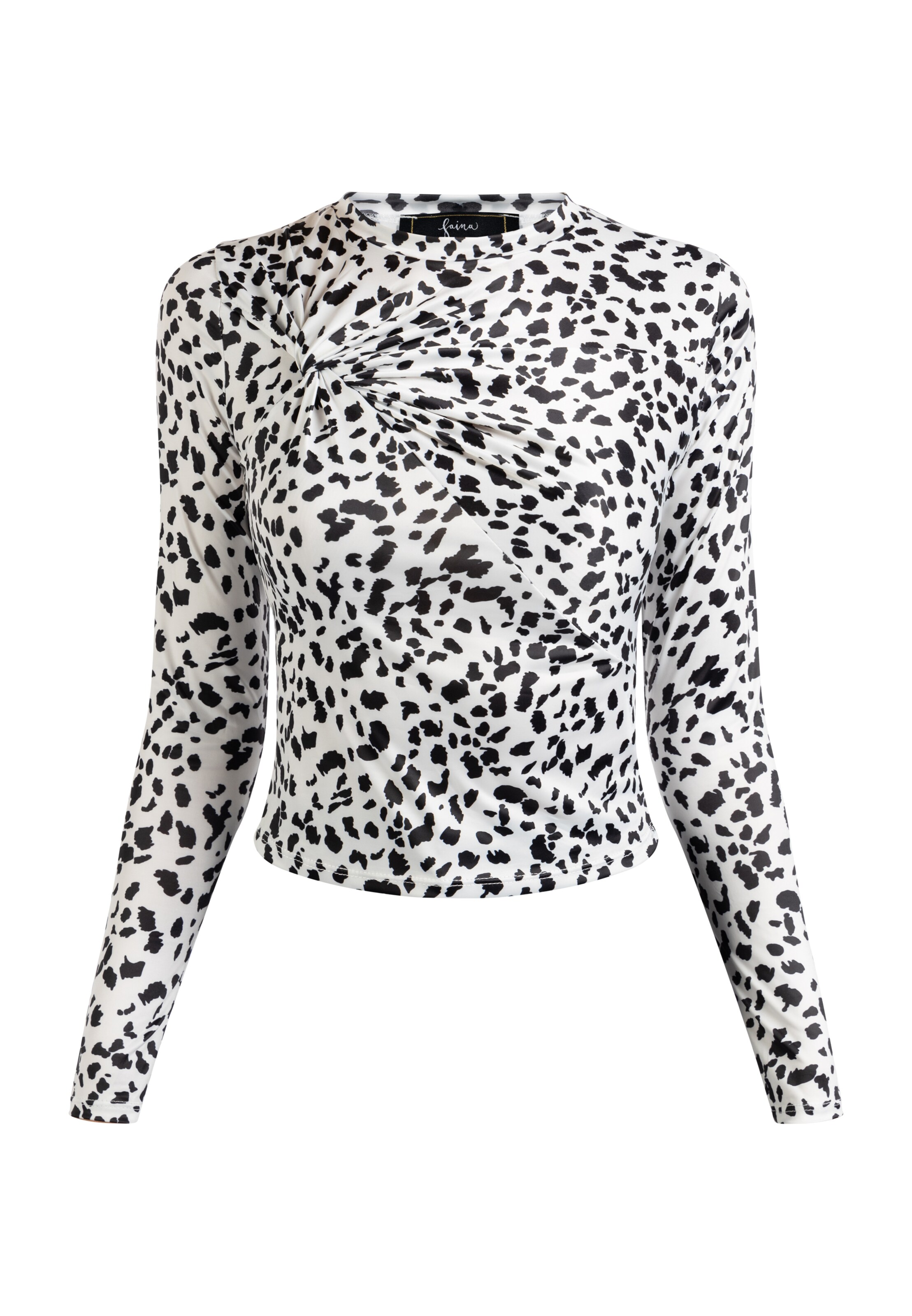 faina - Camisa em preto: frente