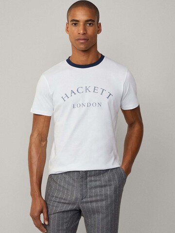 Hackett London T-Shirt 'Heritage' in Weiß: Vorderseite