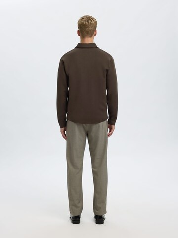 SELECTED Cardigan 'SLHManuel' i brun