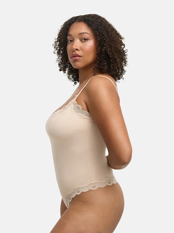 cfab (formerly creamy fabrics) - Body 'Bodysuit String mit Lace' en beige