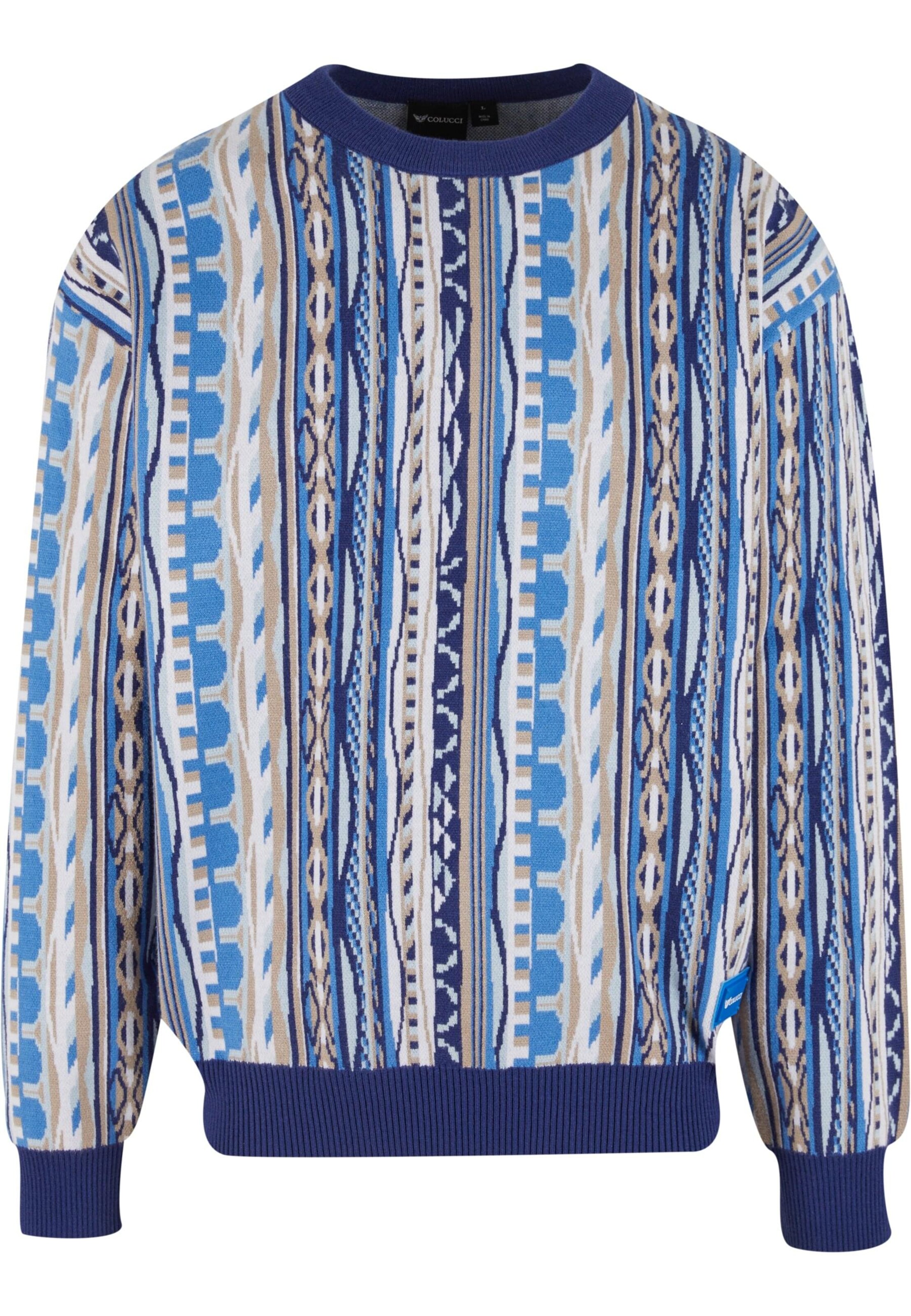 Pull-over Colucci en bleu : devant