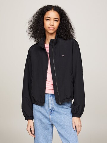 Veste mi-saison 'Essential' Tommy Jeans en noir : devant