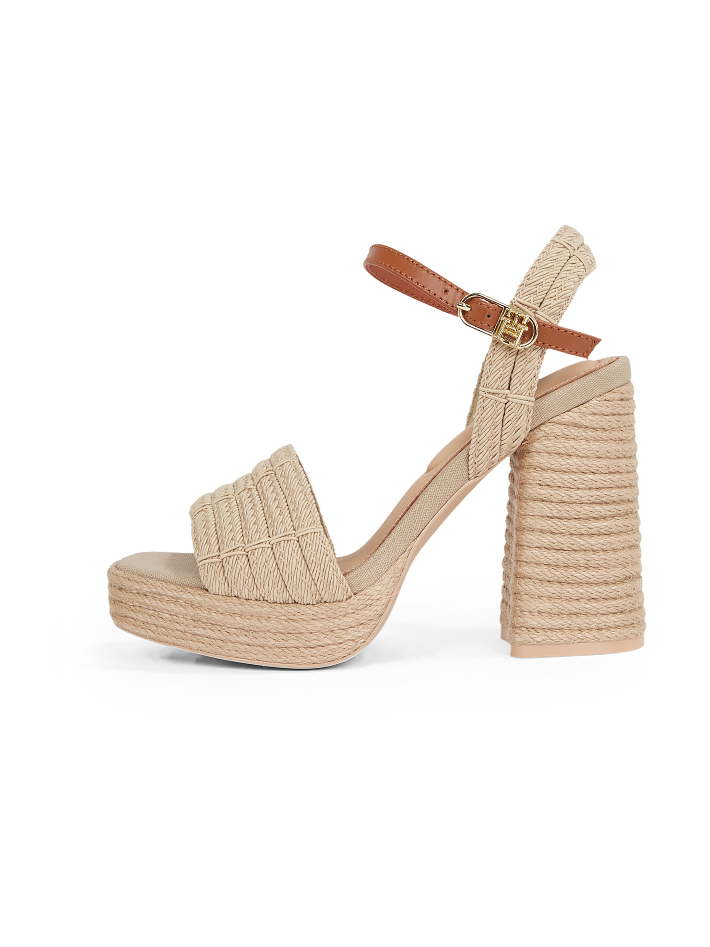 TOMMY HILFIGER Sandały z rzemykami 'ROPE' w kolorze beżowy: przód