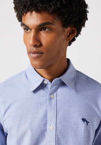 WRANGLER Comfort Fit Hemd in Blau