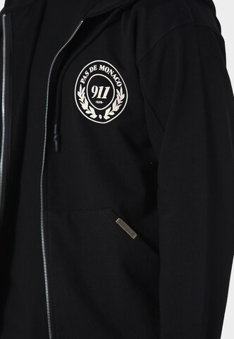 Pas De Monaco Bluza rozpinana 'Vortex' w kolorze czarny