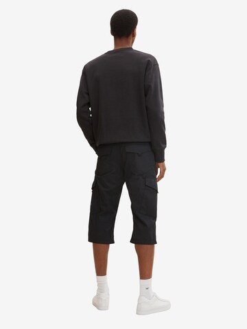 TOM TAILOR Regular Cargo Pants 'Max' in Black