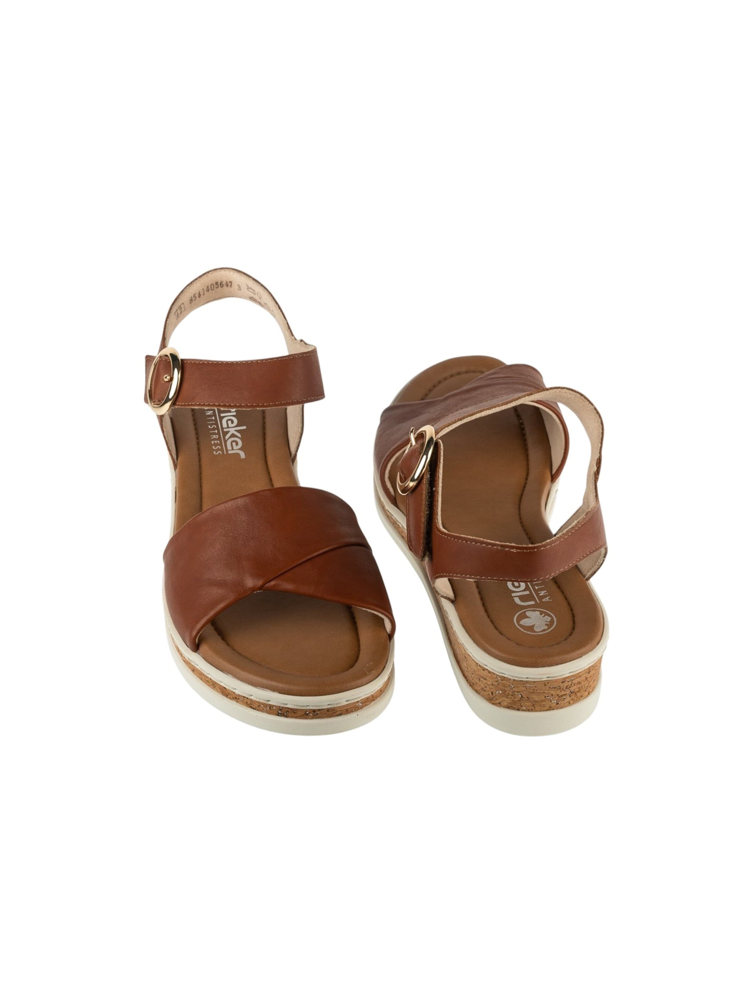 Rieker Sandaal 'Rieker Sandals' in Bruin