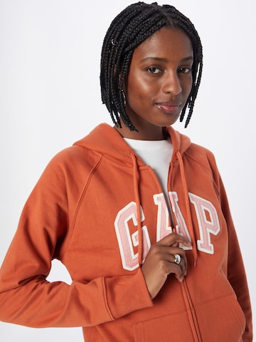 Gap Tall - Sudadera con cremallera 'FASH' en naranja