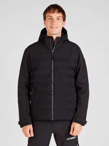 ICEPEAK - Chaqueta de montaña 'ALBERS' en negro: frente