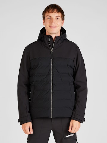 ICEPEAK Outdoorjacke 'ALBERS' in Schwarz: predná strana