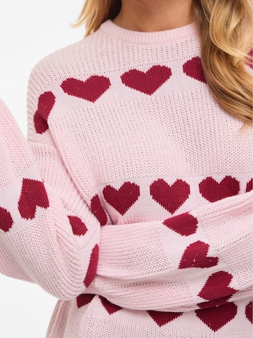 VILA Pulóver 'VIJAMILLA' - rózsaszín