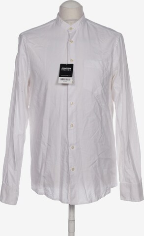 MONTEGO Button Up Shirt in S in White: front