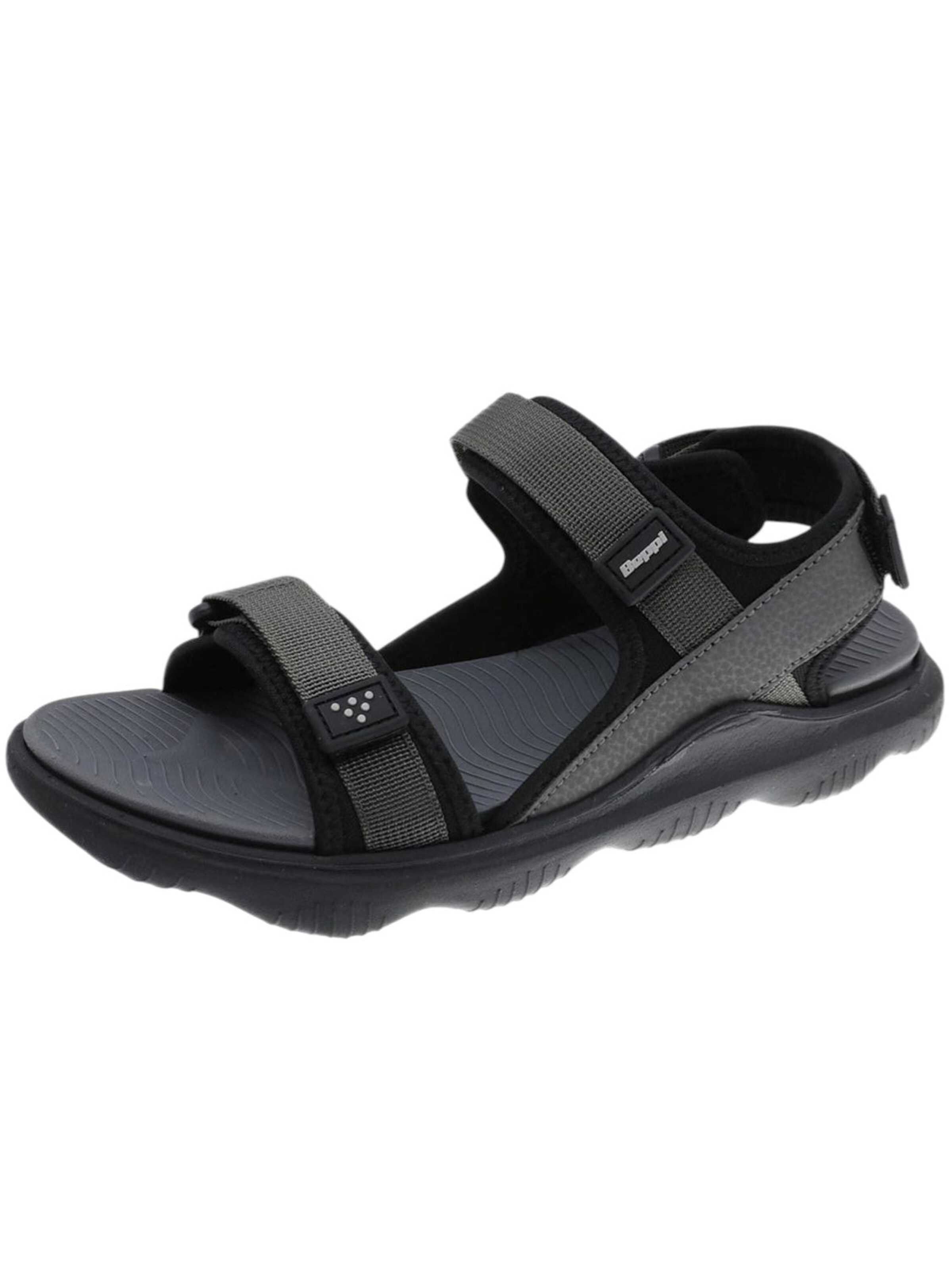 Chaussures ouvertes 'Sandal' Beppi en gris : devant