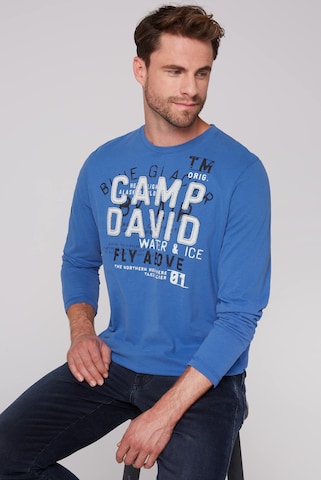 CAMP DAVID Shirt in Blau: Vorderseite