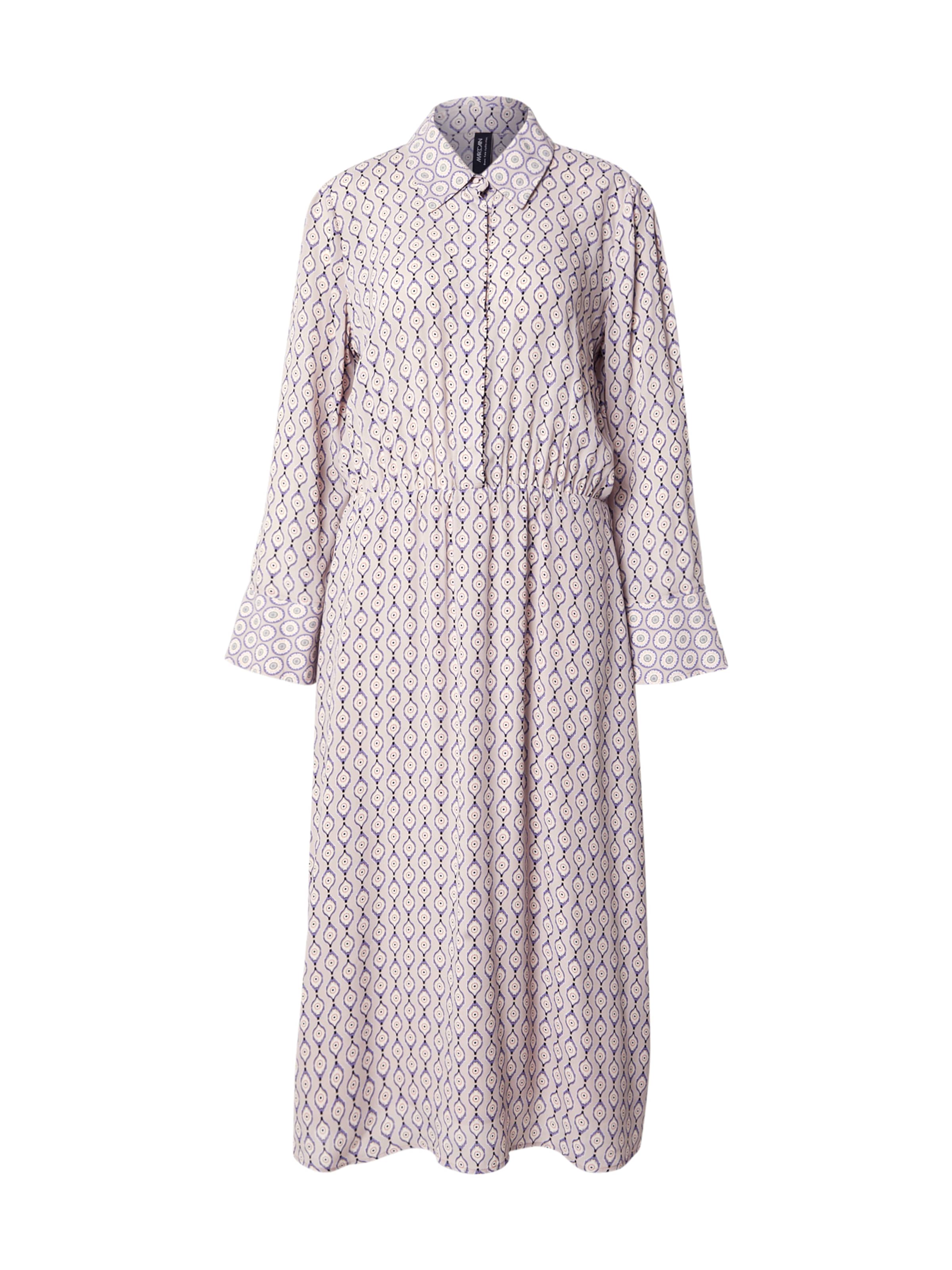 Marc Cain Рокля тип риза в сиво: отпред