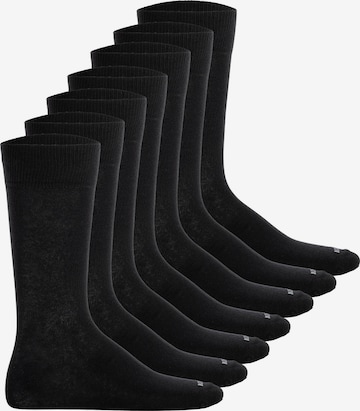 BOSS Socks in Black: front