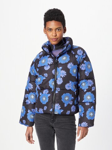 Monki Between-season jacket in Blue: front