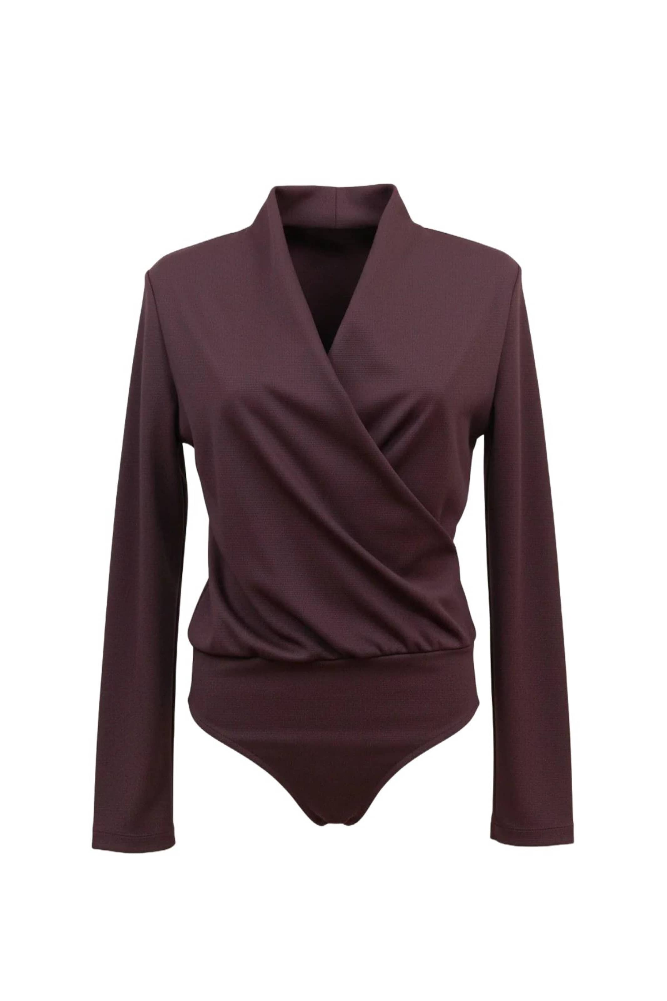 No Matter What Shirt bodysuit in Red: front