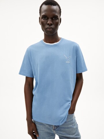 ARMEDANGELS Shirt 'Aadoni Nestling' in Blue: front