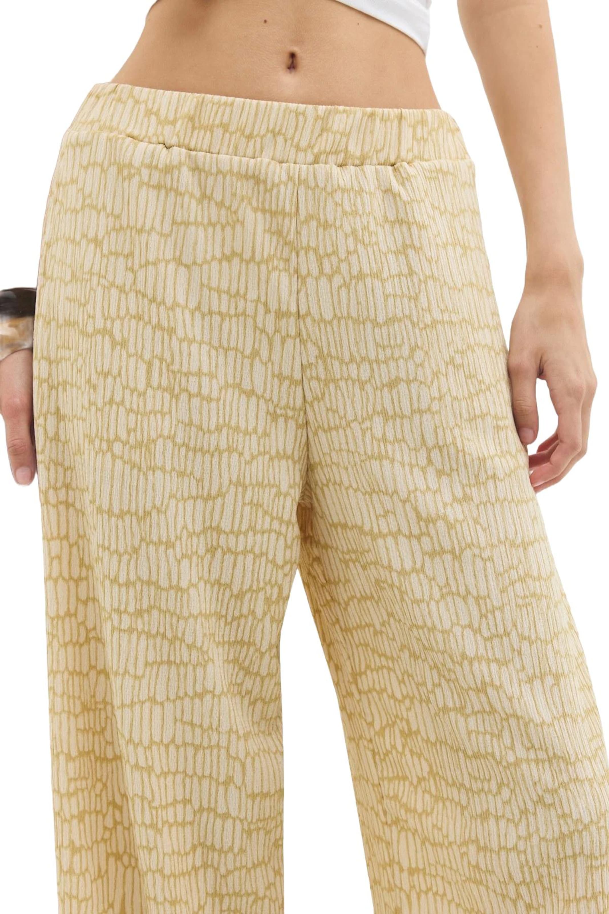 No Matter What Wide leg Broek in Beige