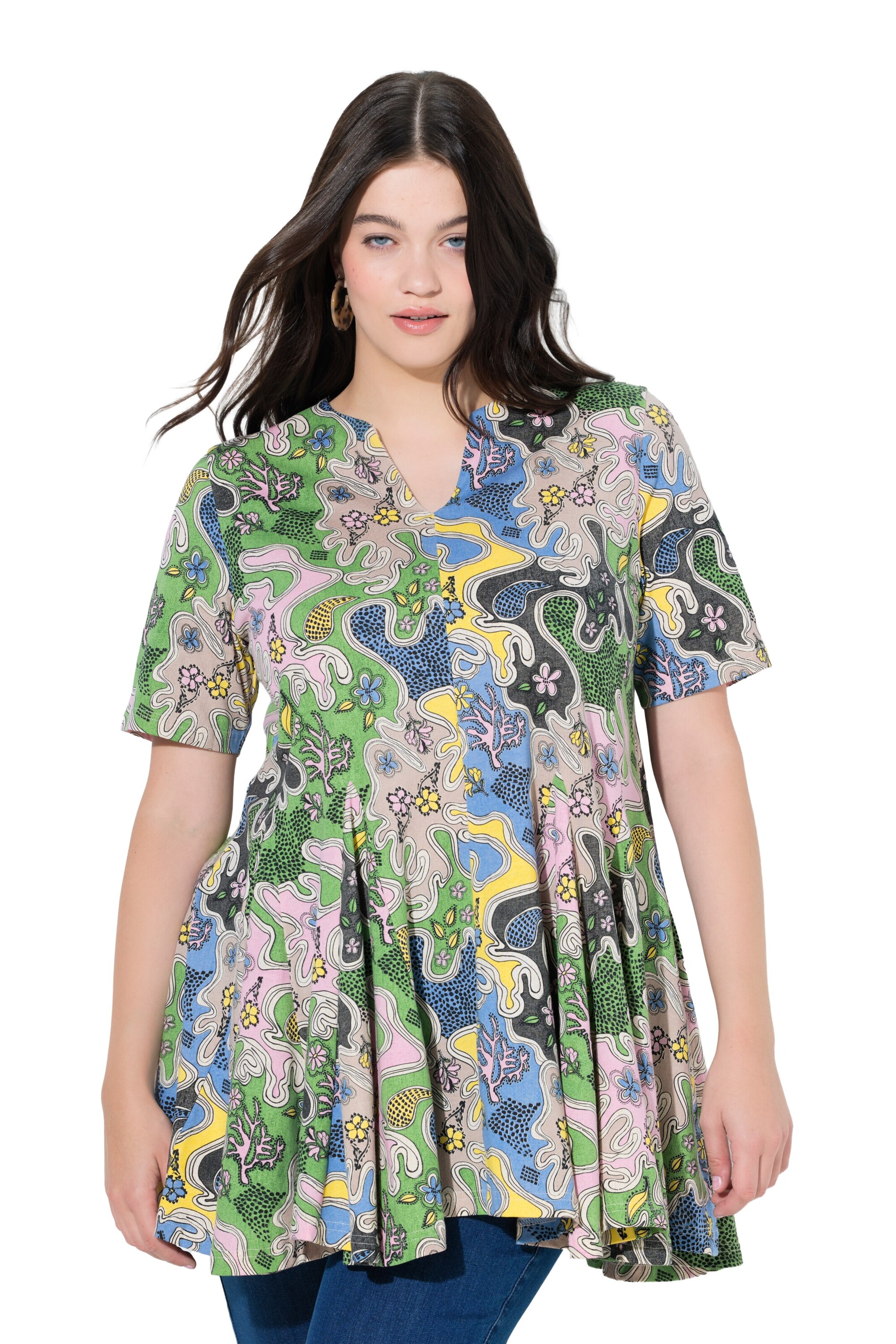 Ulla Popken Shirt in Green: front
