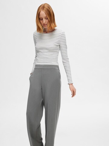 SELECTED FEMME Loosefit Hose 'SLFEmma-Tara' in Grau