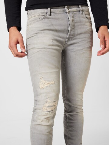 Slimfit Jeans 'Morten' de la Young Poets pe gri