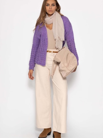 SASSYCLASSY Oversized Cardigan in Purple