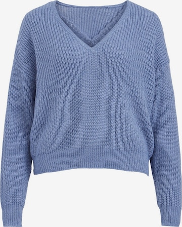 VILA Sweater 'Glacy' in Blue: front