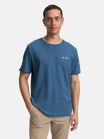 TOM TAILOR Shirt in Blue: front