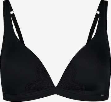 SkinyTrokutasti Grudnjak - crna boja: prednji dio