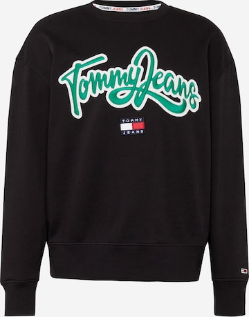 Tommy Jeans Collegepaita värissä musta: edessä
