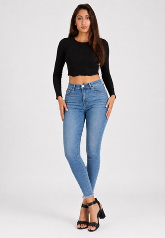 Skinny Jean Elara en bleu